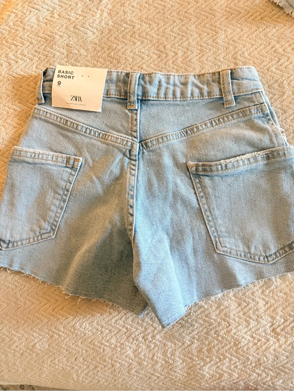 Girls Denim Shorts Bundle – Size 9 – Zara + Basic Shop
